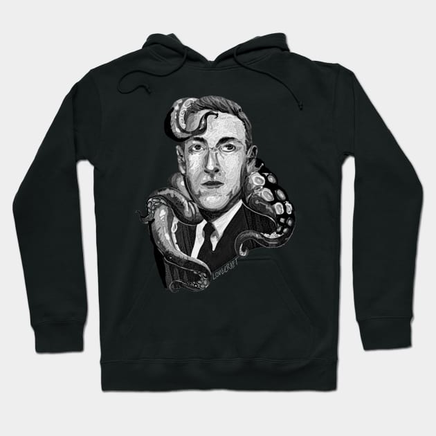 HP Lovecraft Hoodie by The Grand Guignol Horror Store